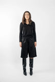 M. A. Dainty Trucker Pants Black Sequins