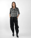 M. A. Dainty Trucker Pants Black Sequins