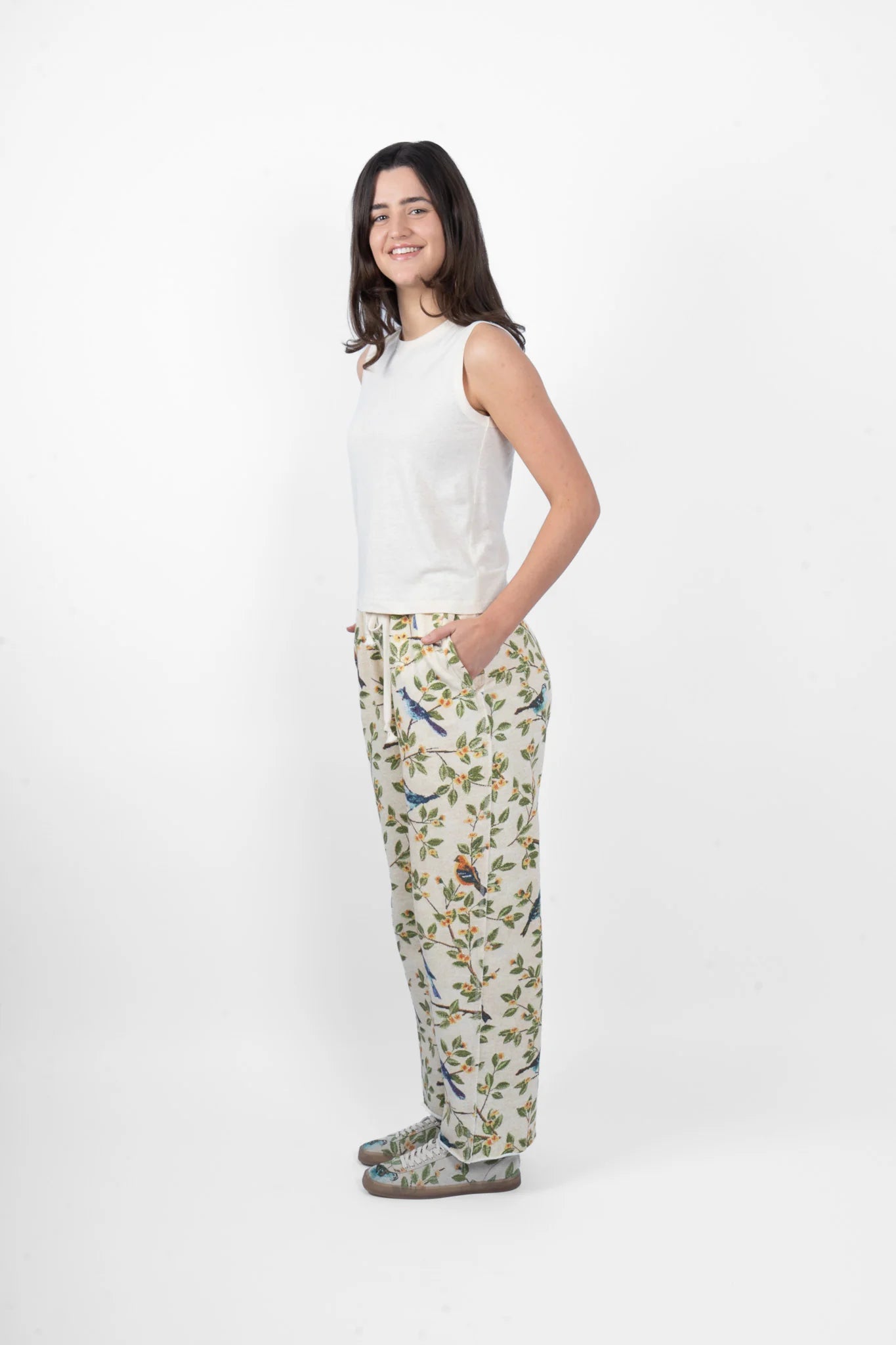 M. A. Dainty Gauge Trackpants Birds
