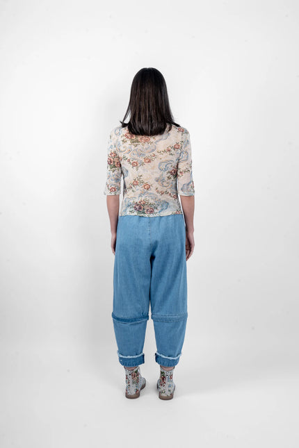 M. A Dainty Trucker Pant Light Wash