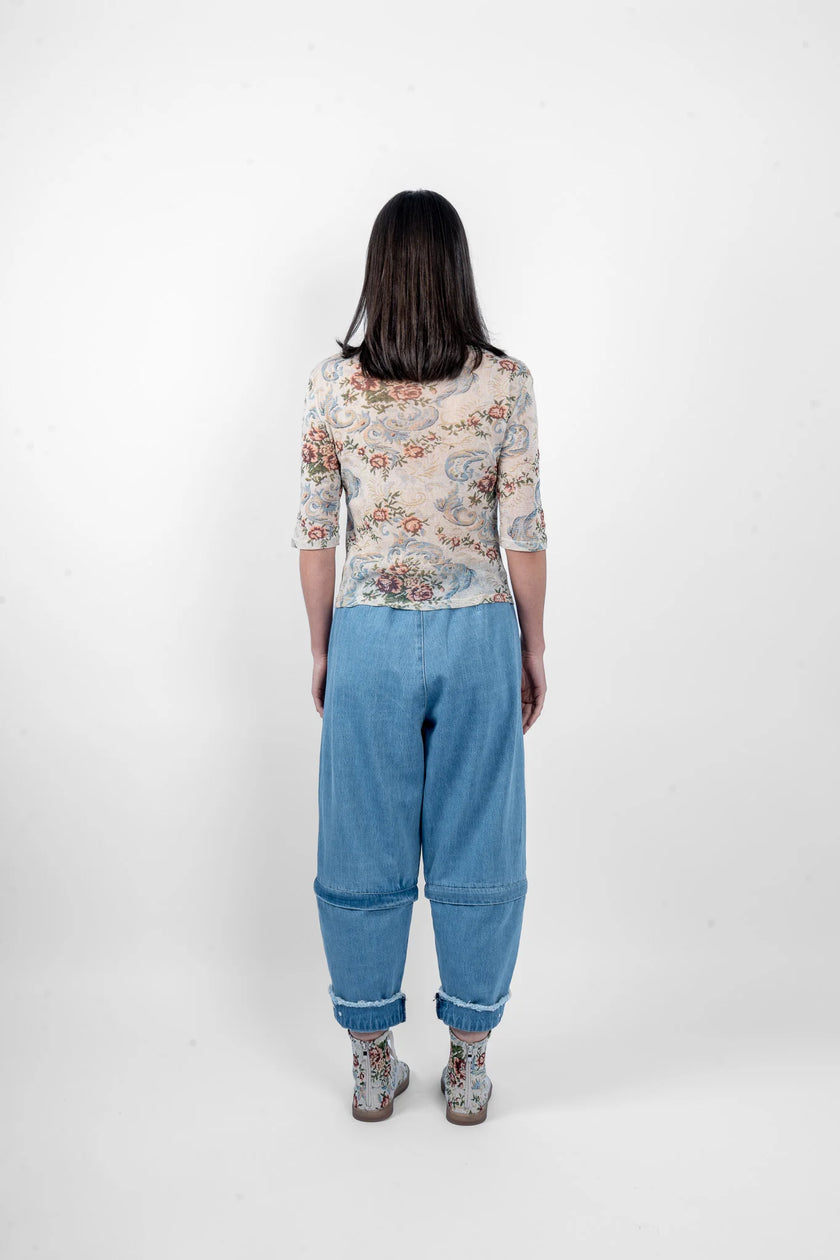 M. A Dainty Trucker Pant Light Wash