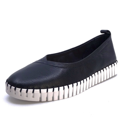 Django & Juliette Heaton Navy/White Leather
