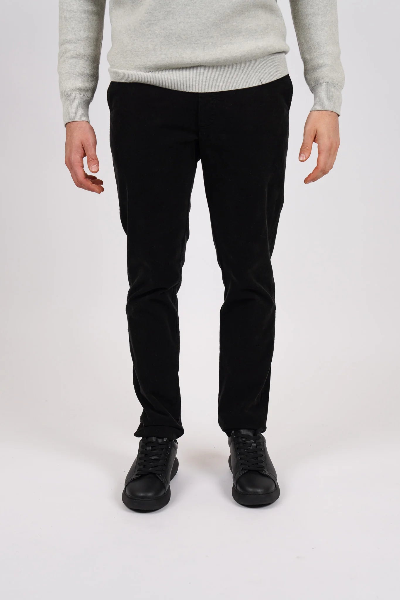 James Harper Corduroy Pant Black