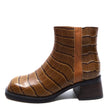 Django & Juliette Emre Coffee Croc Leather