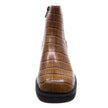 Django & Juliette Emre Coffee Croc Leather