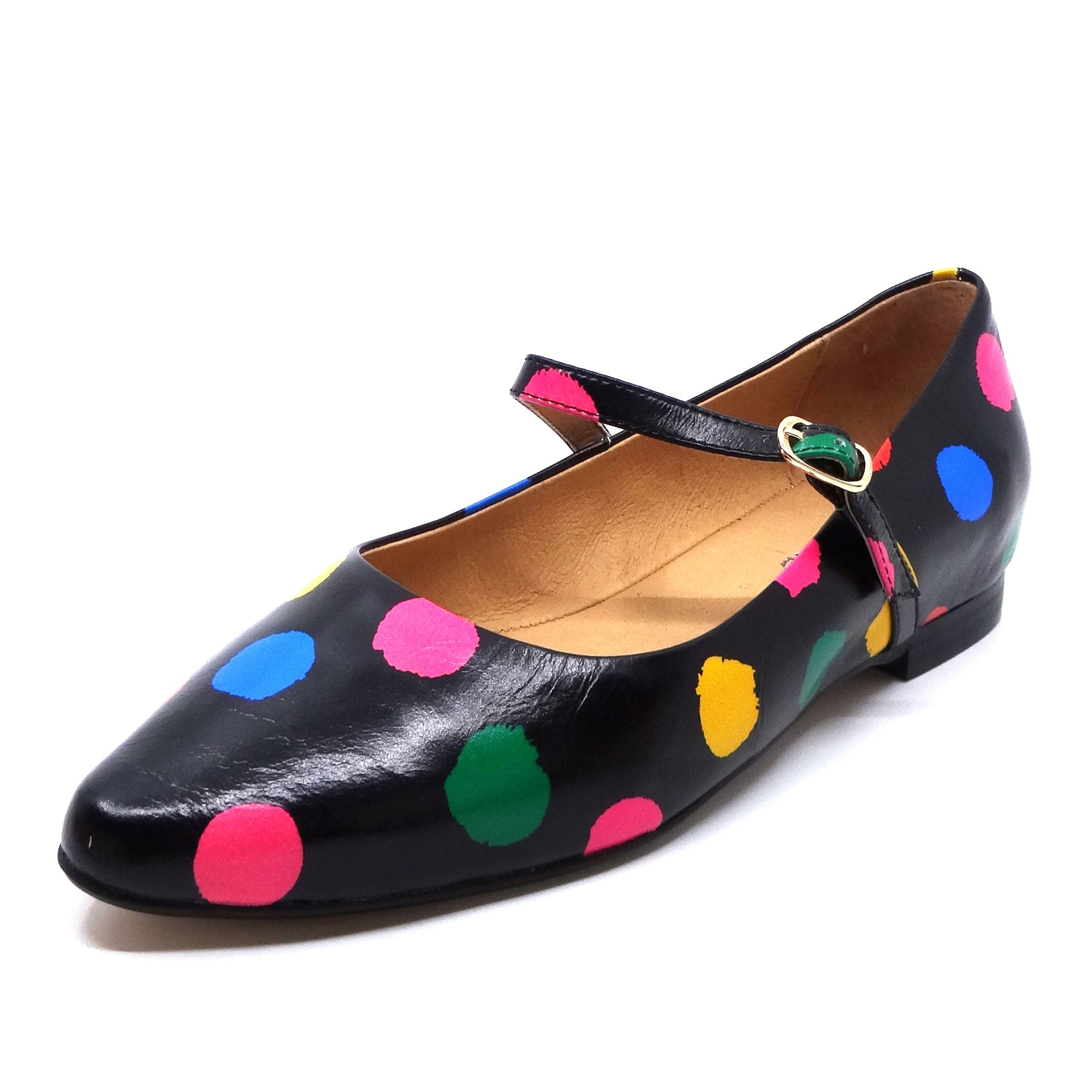 Top End Sairo Black Spot Leather