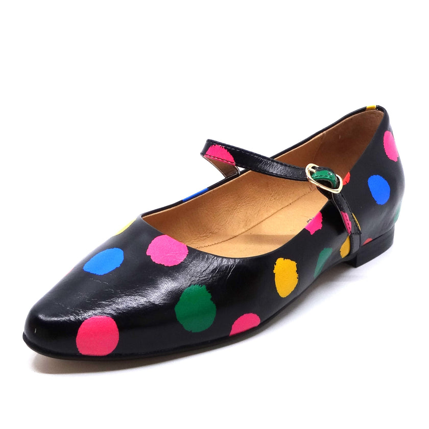 Top End Sairo Black Spot Leather