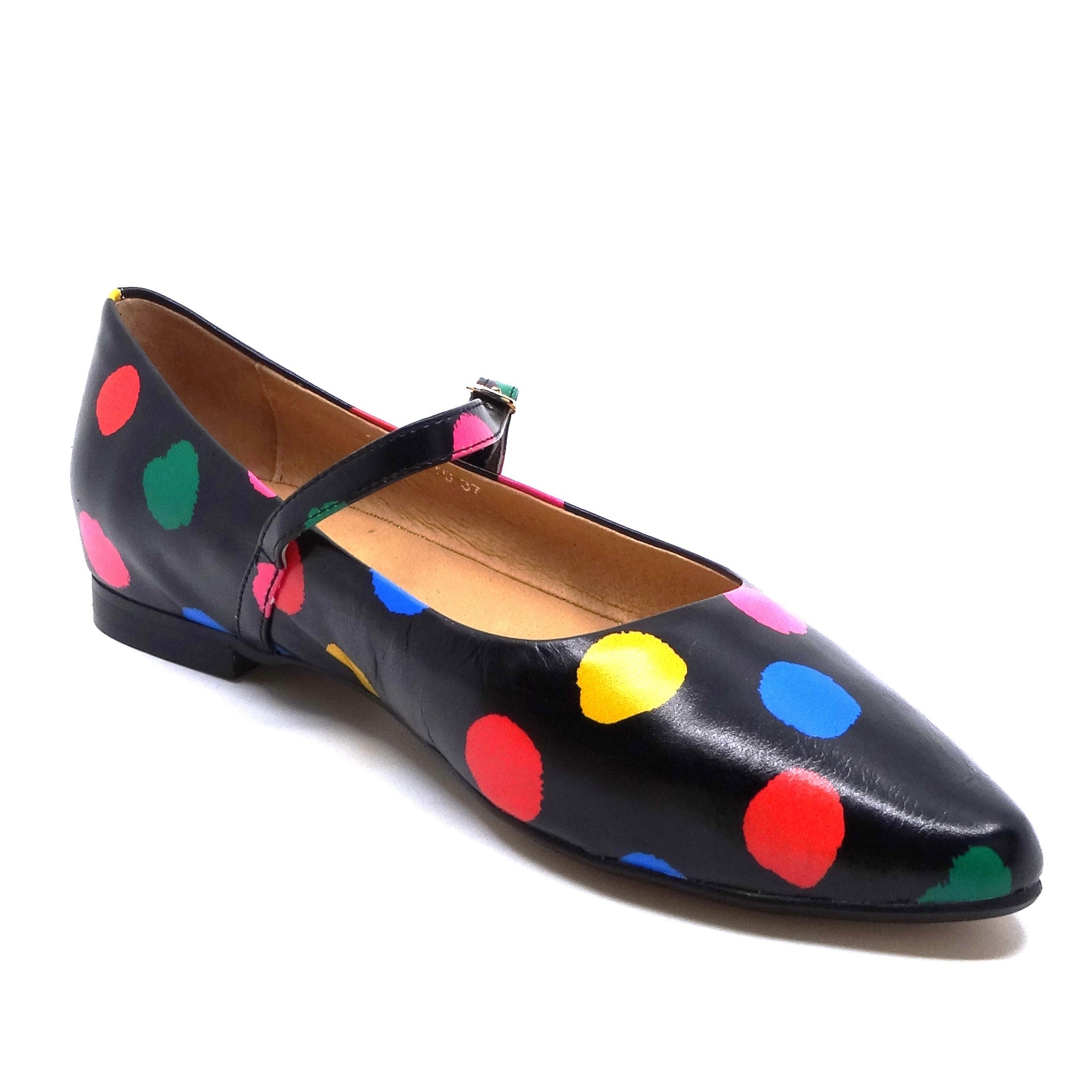 Top End Sairo Black Spot Leather