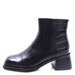 Django & Juliette Emre Black Croc Leather