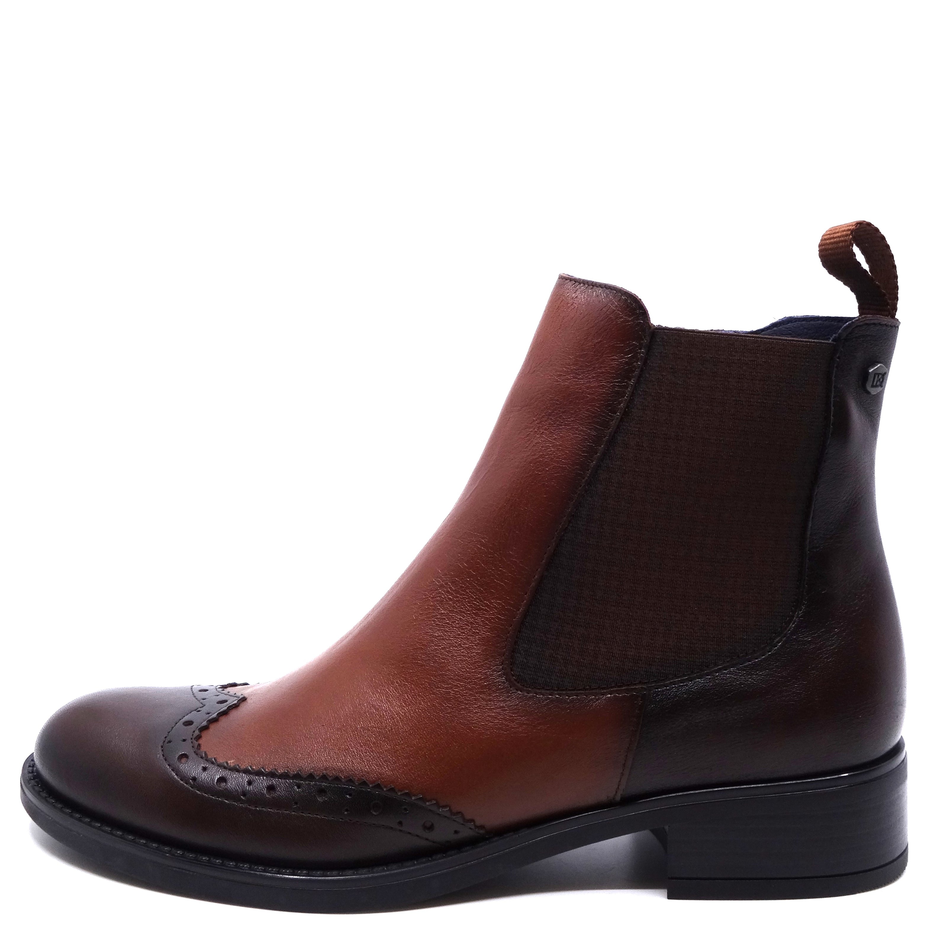 Dorking Dindi Dark Brown Combo Leather