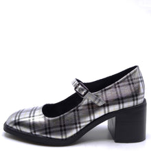 Load image into Gallery viewer, Mollini Swade Silver Tartan Leather
