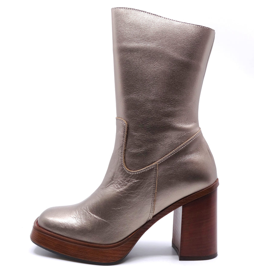 Clara Duran Krotty Laminado Cobre Leather