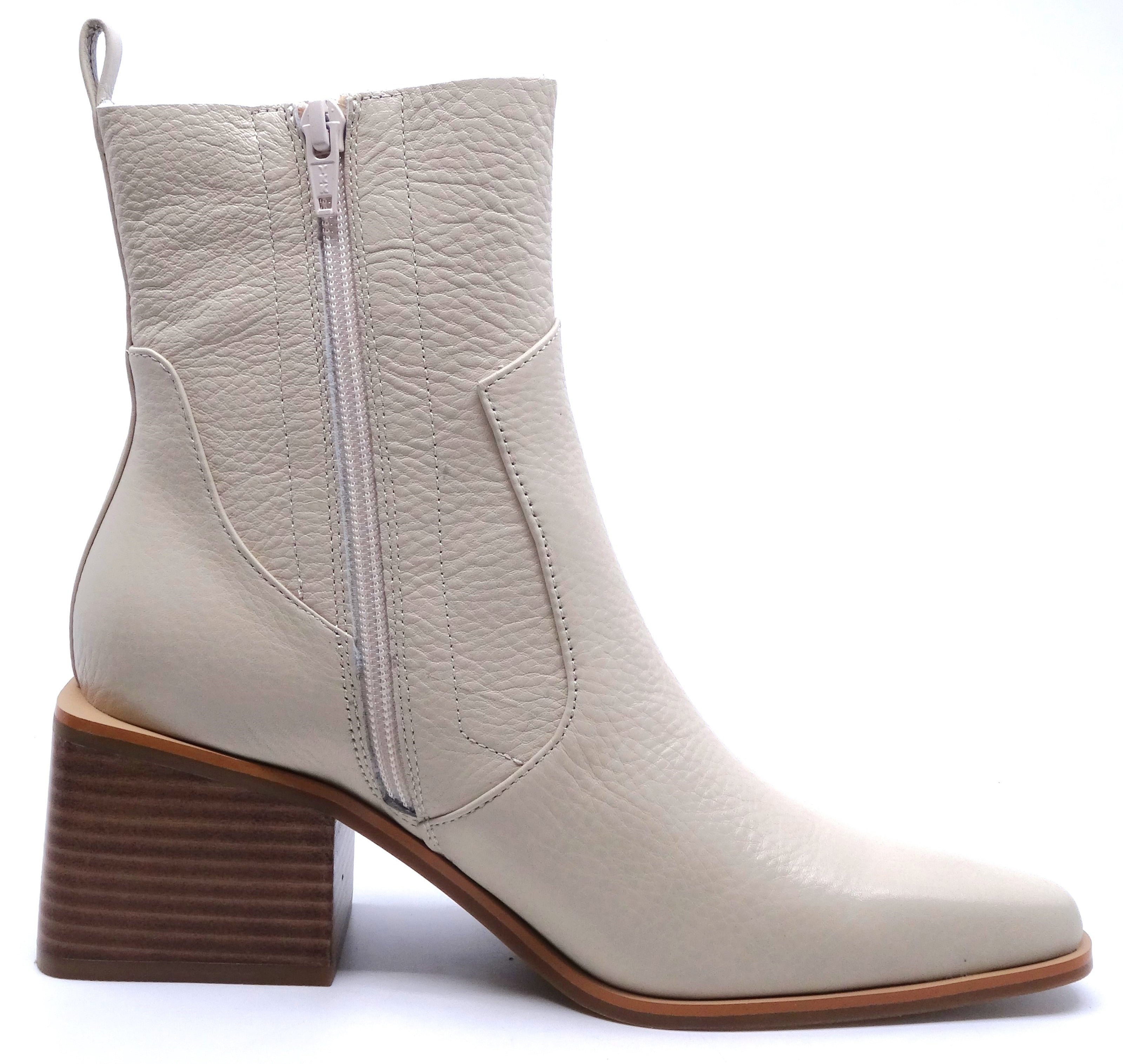 Isabella Anselmi Wyatt Vintage Cream Leather