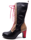 Rock & Dot Selena Black/Beige/Red