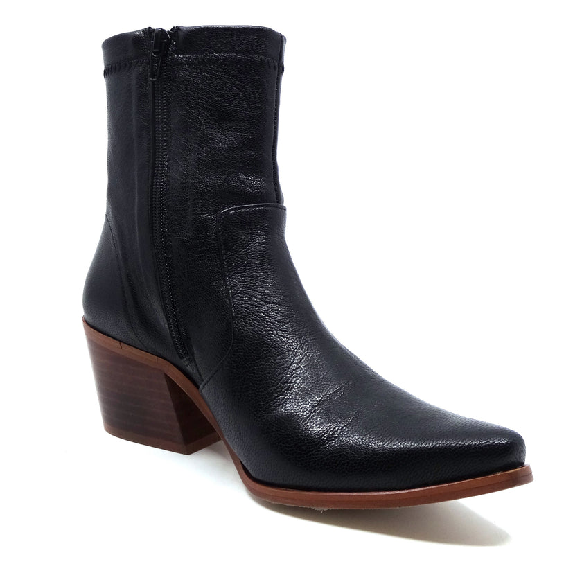 Popa Olivia Black Leather
