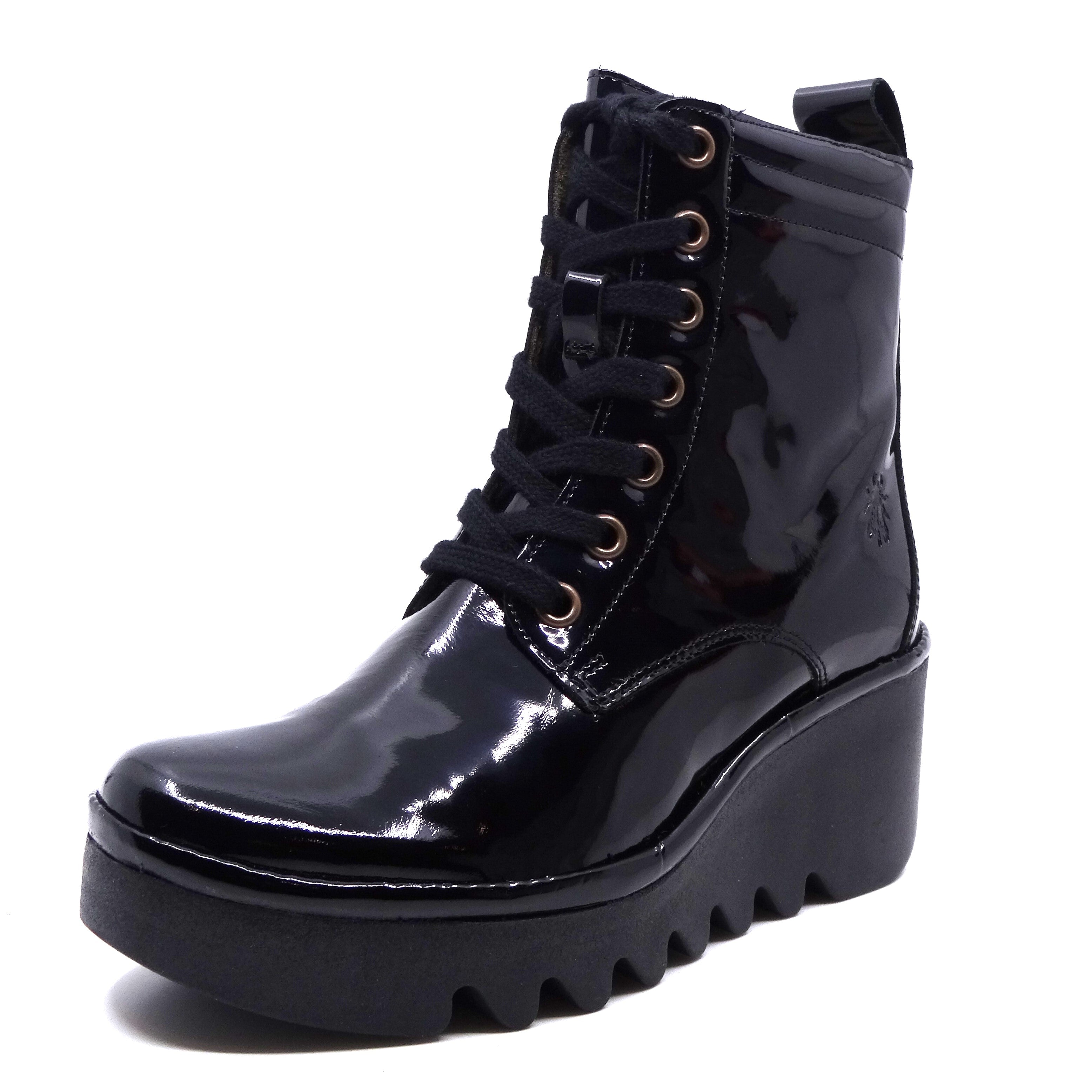Fly London Biaz Black Patent