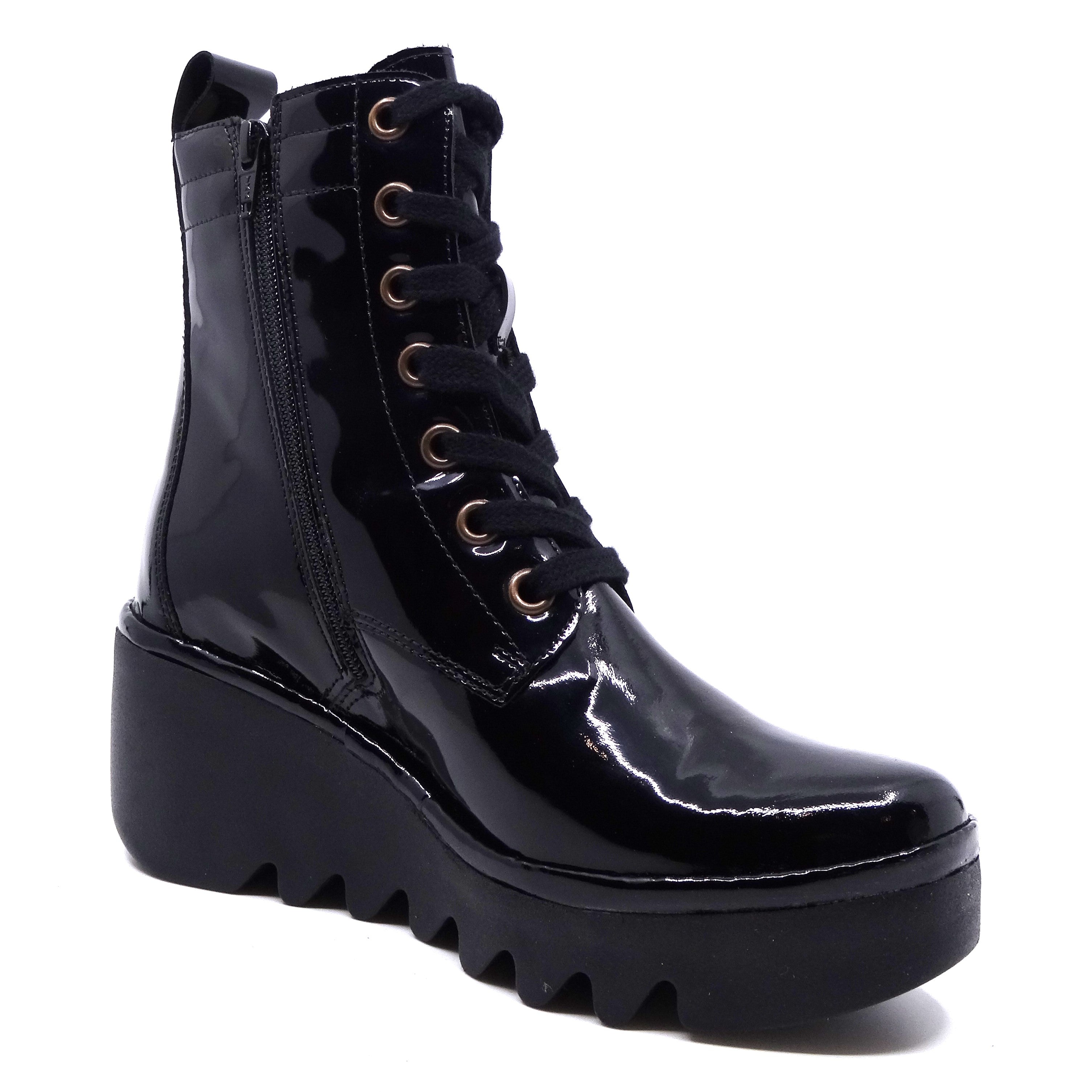 Fly London Biaz Black Patent