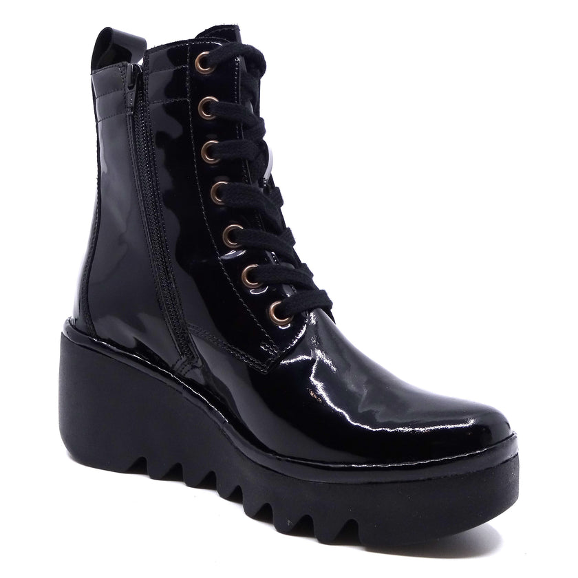Fly London Biaz Black Patent