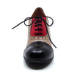 Rock & Dot Christina Black/Beige/Red