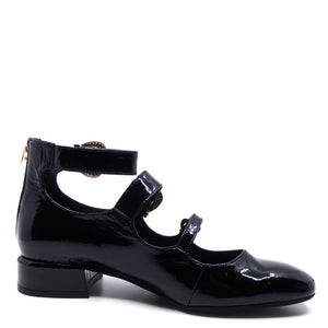 Django & Juliette Voslo Black Patent Leather