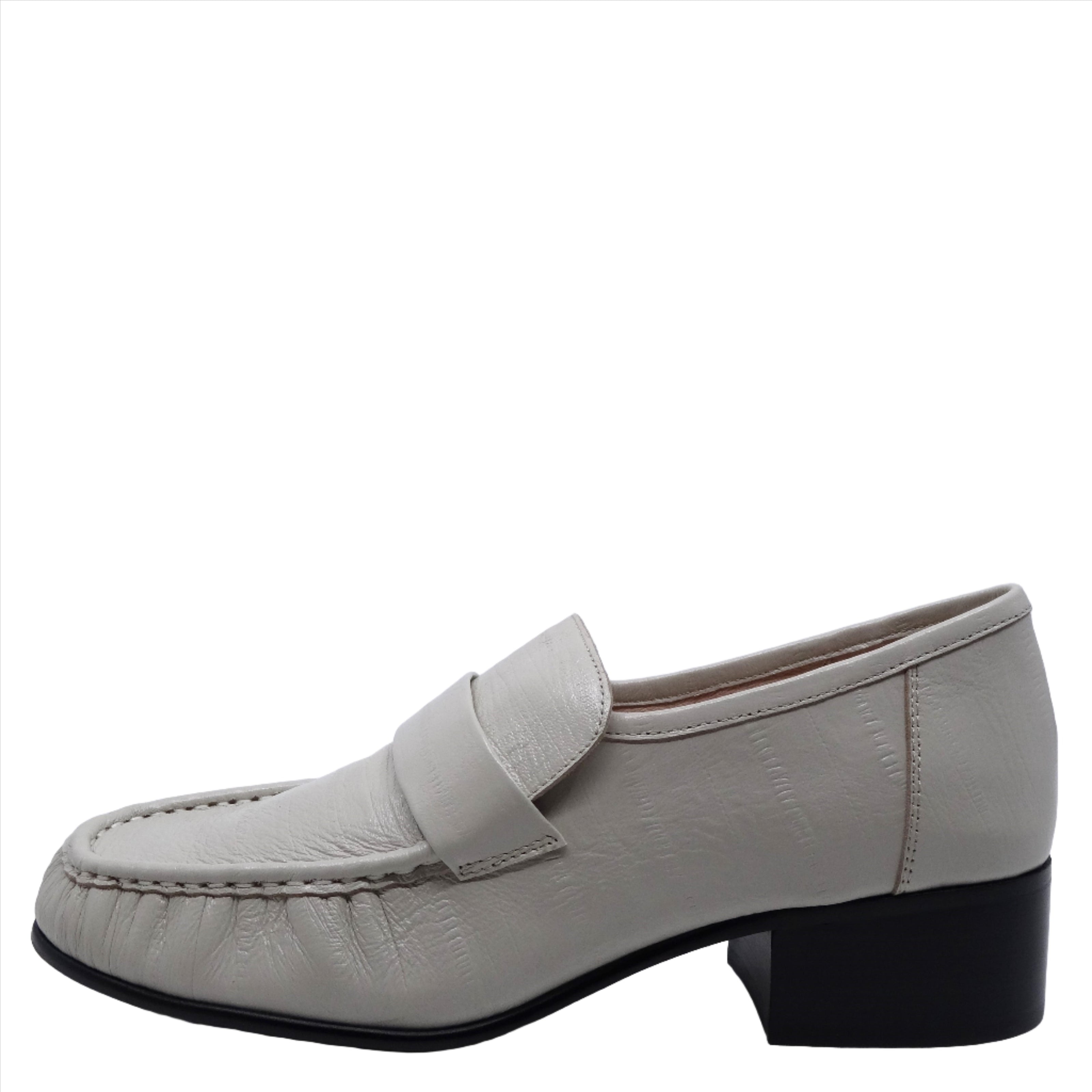 Mollini Jones Ecru Strip Leather
