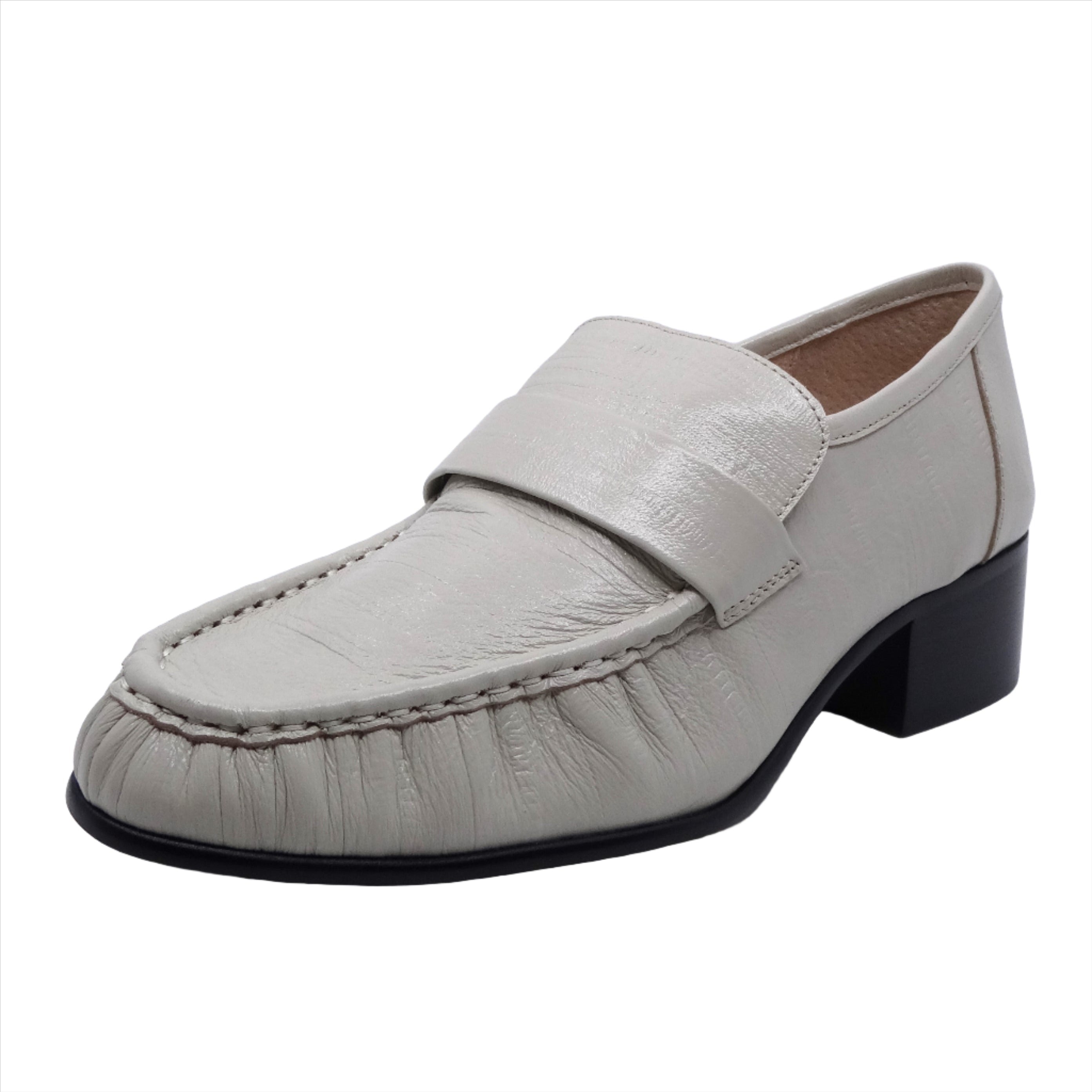 Mollini Jones Ecru Strip Leather