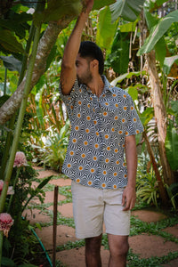 Cochin Blue Black Sun SS Shirt