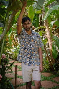 Cochin Blue Black Sun SS Shirt