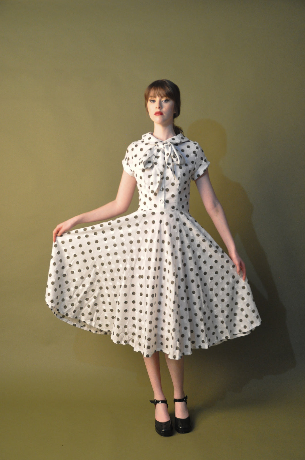 Elise Design Bella Dress Green/Cream