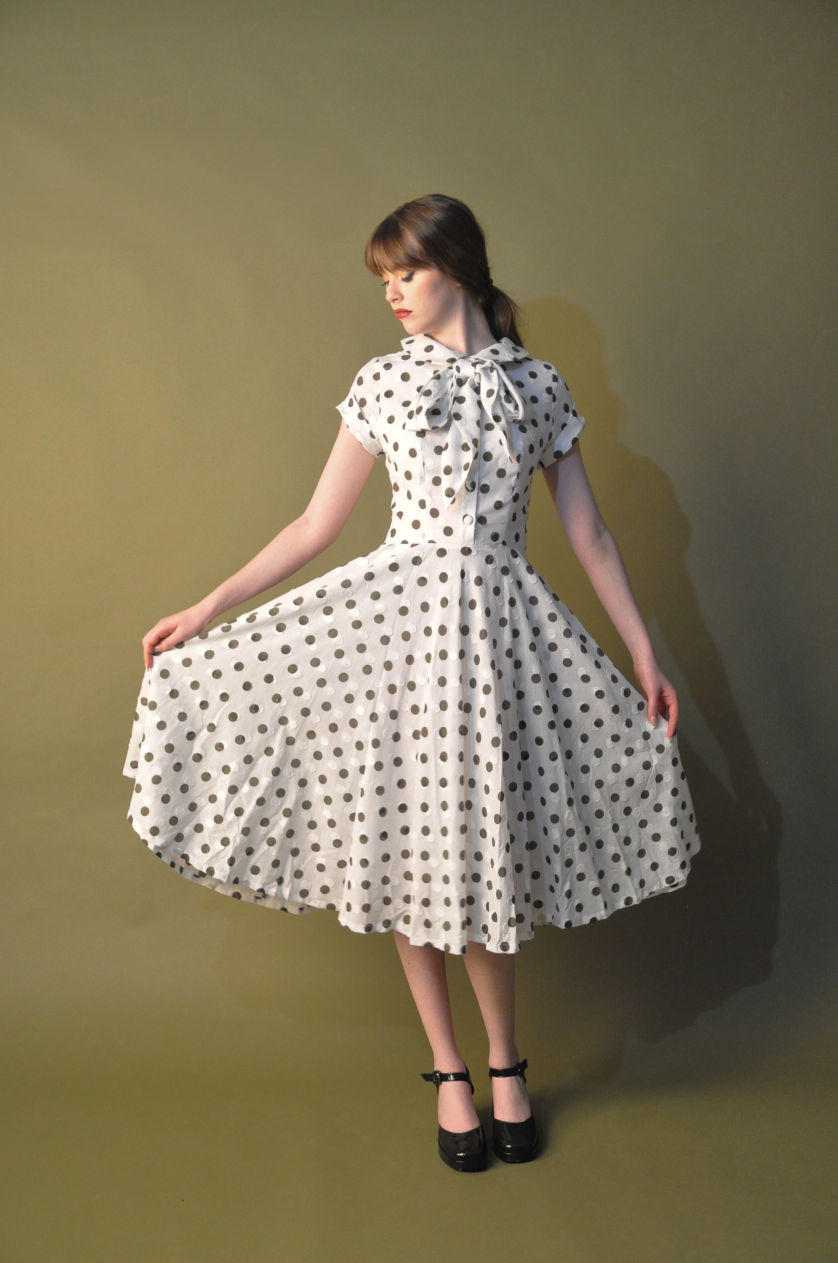 Elise Design Bella Dress Green/Cream