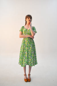 Elise Design Nikita Dress Green Floral