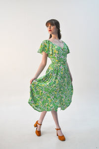 Elise Design Nikita Dress Green Floral