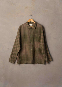 McTavish Patio Check Overshirt Brown Multi