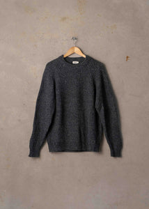 McTavish Fisherman Knit Charcoal