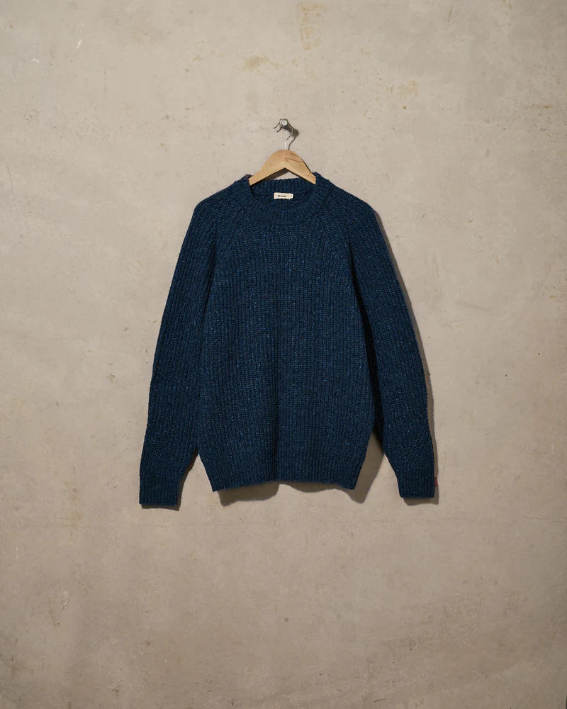 McTavish Fisherman Knit Dark Blue