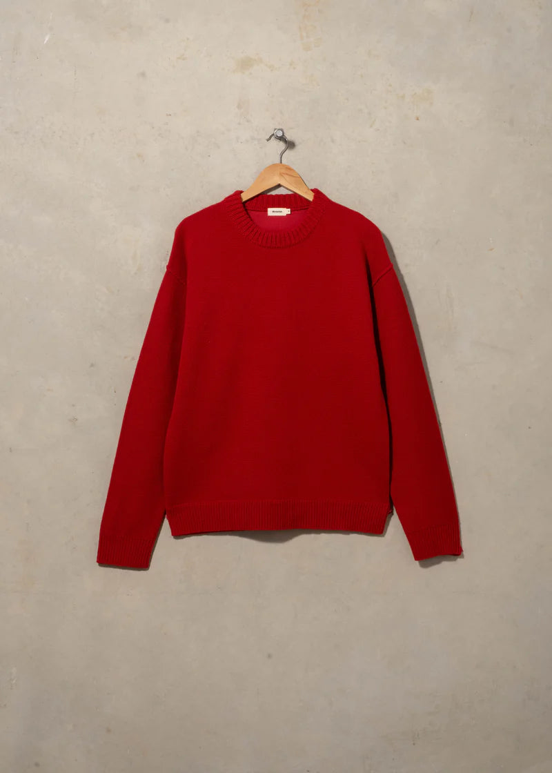 McTavish Reverse Seam Knit Red