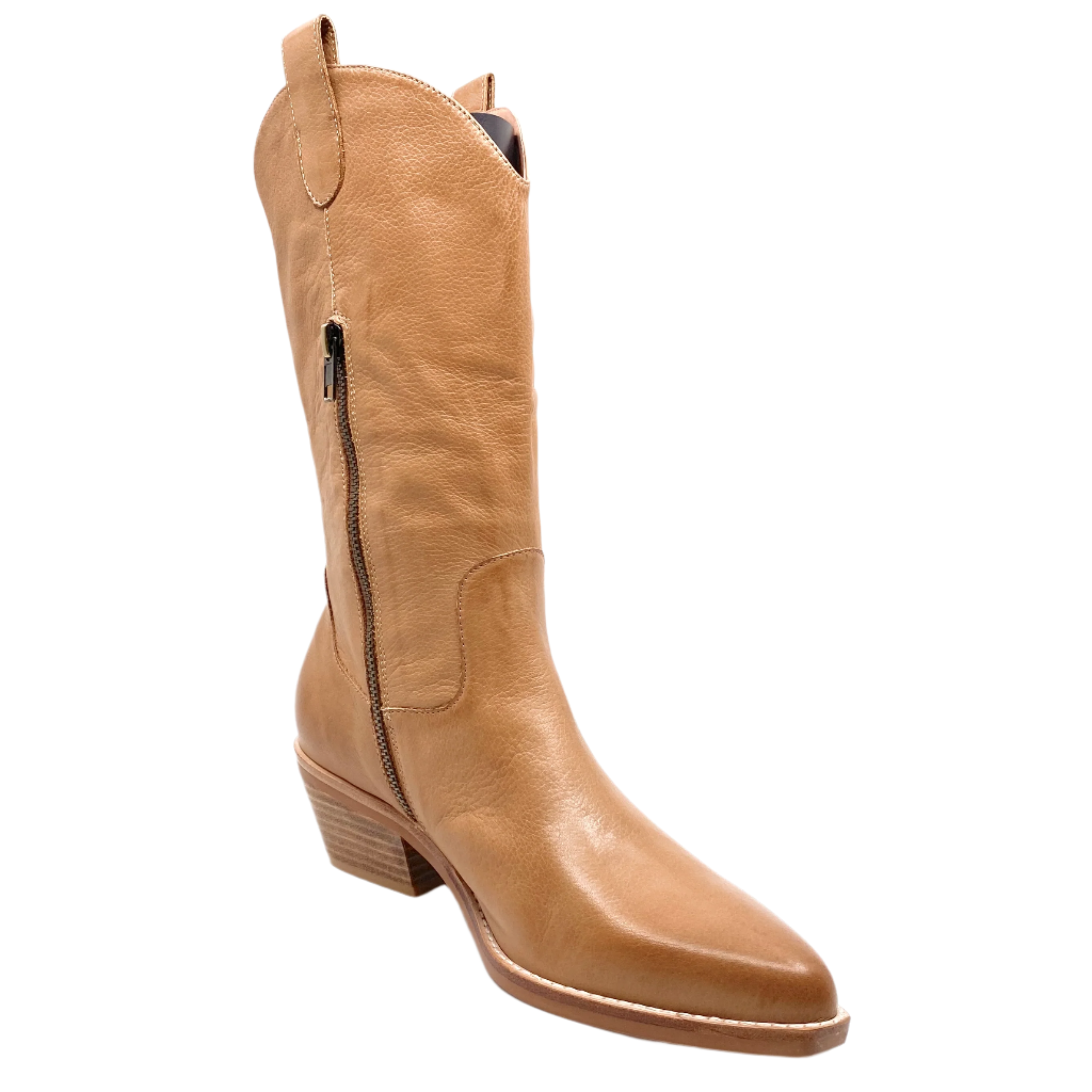Django & Juliette Evren Dark Tan Leather