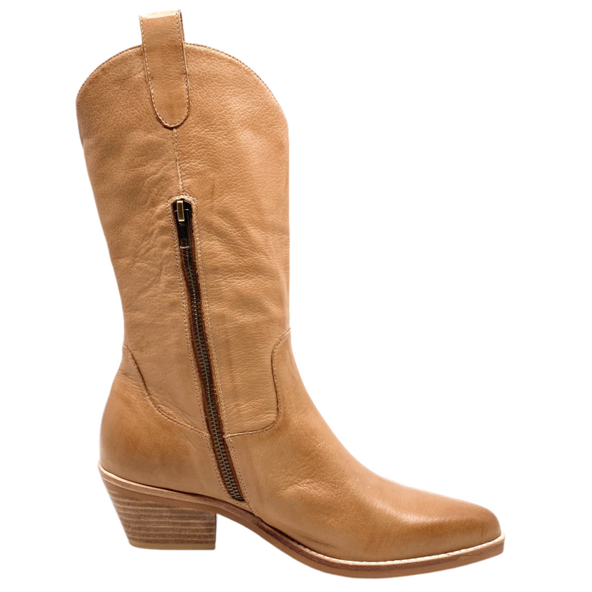 Django & Juliette Evren Dark Tan Leather