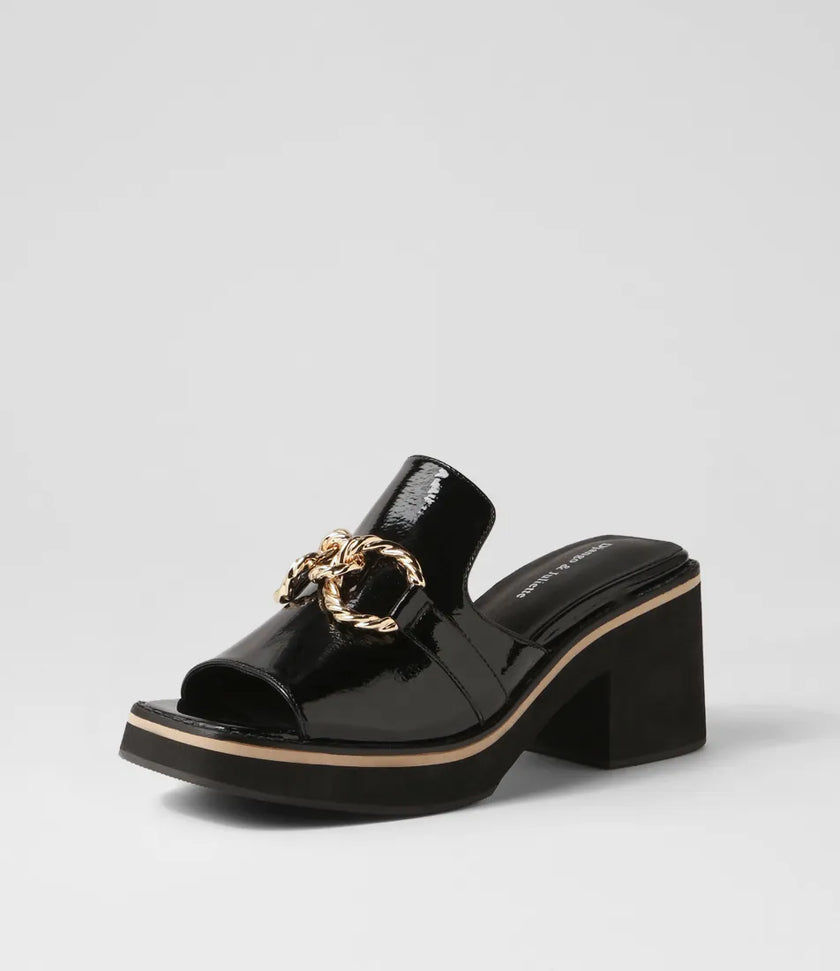 Django & Juliette Jamms Black Patent Leather