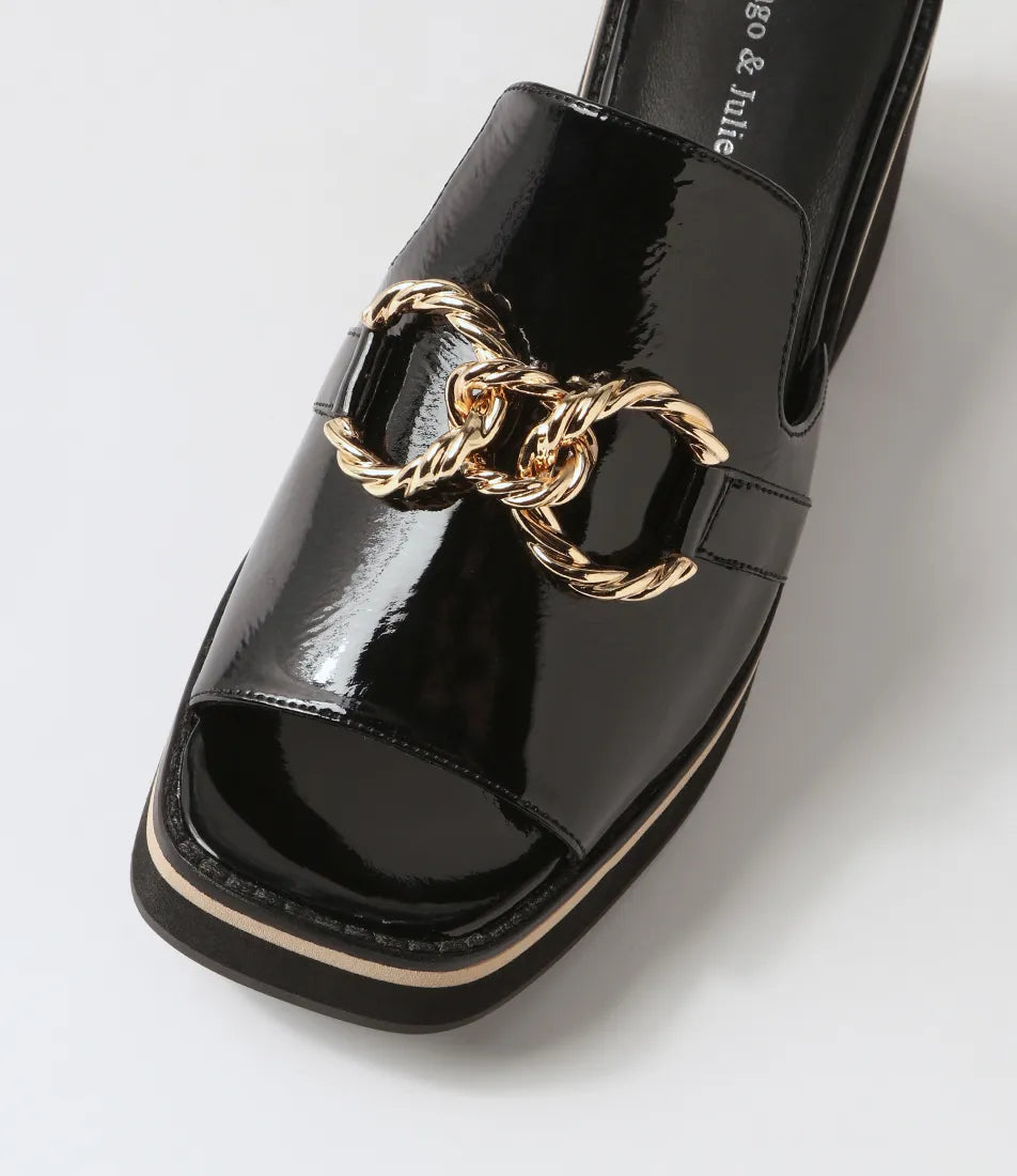 Django & Juliette Jamms Black Patent Leather