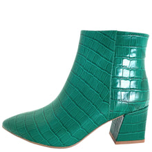 Load image into Gallery viewer, Django &amp; Juliette Mieke Emerald Croc Leather
