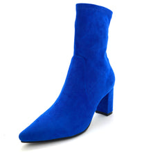 Load image into Gallery viewer, Django &amp; Juliette Nider Electric Blue Stretch Microsuede
