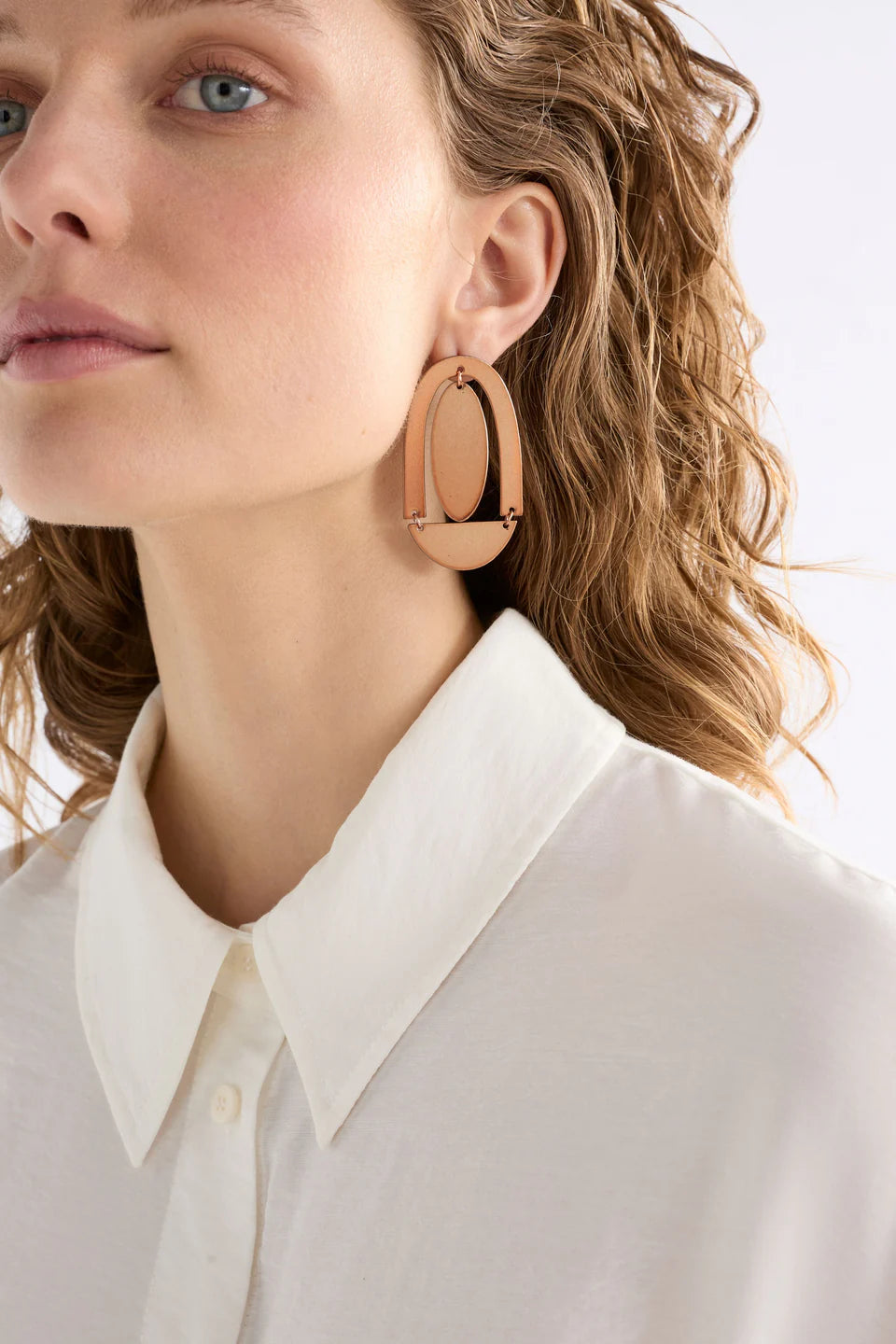 Elk Dadem Drop Earring Bronze