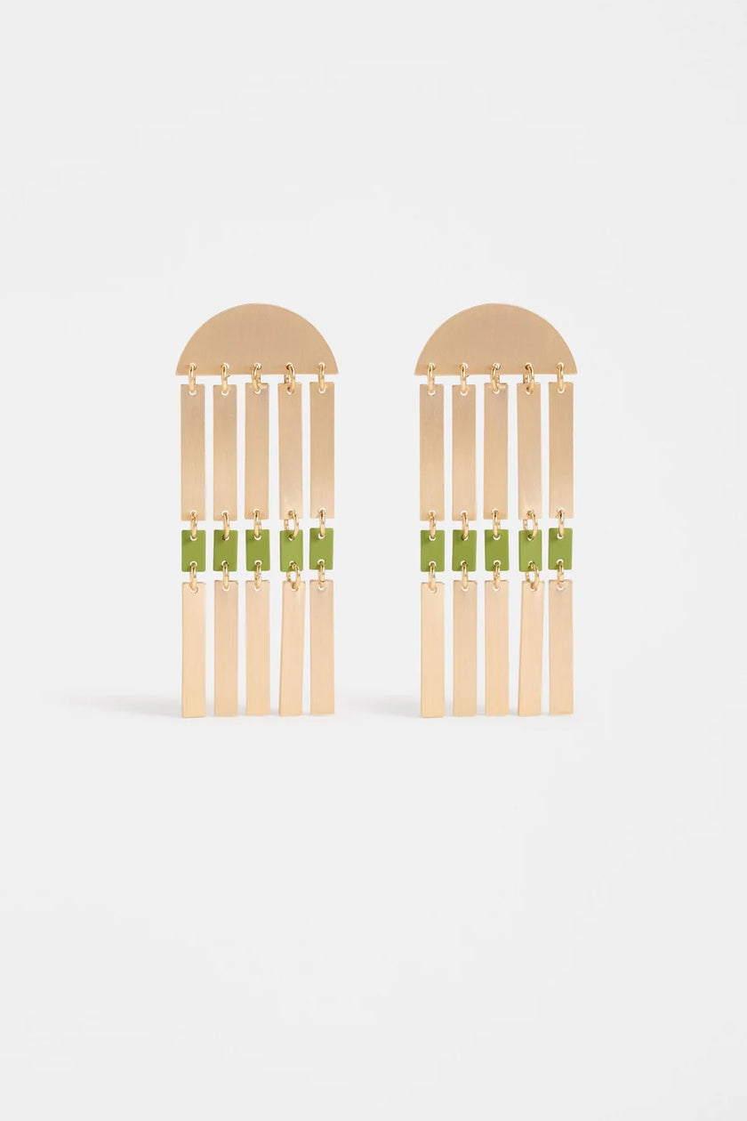 Elk Tallfra Drop Earrings Gold