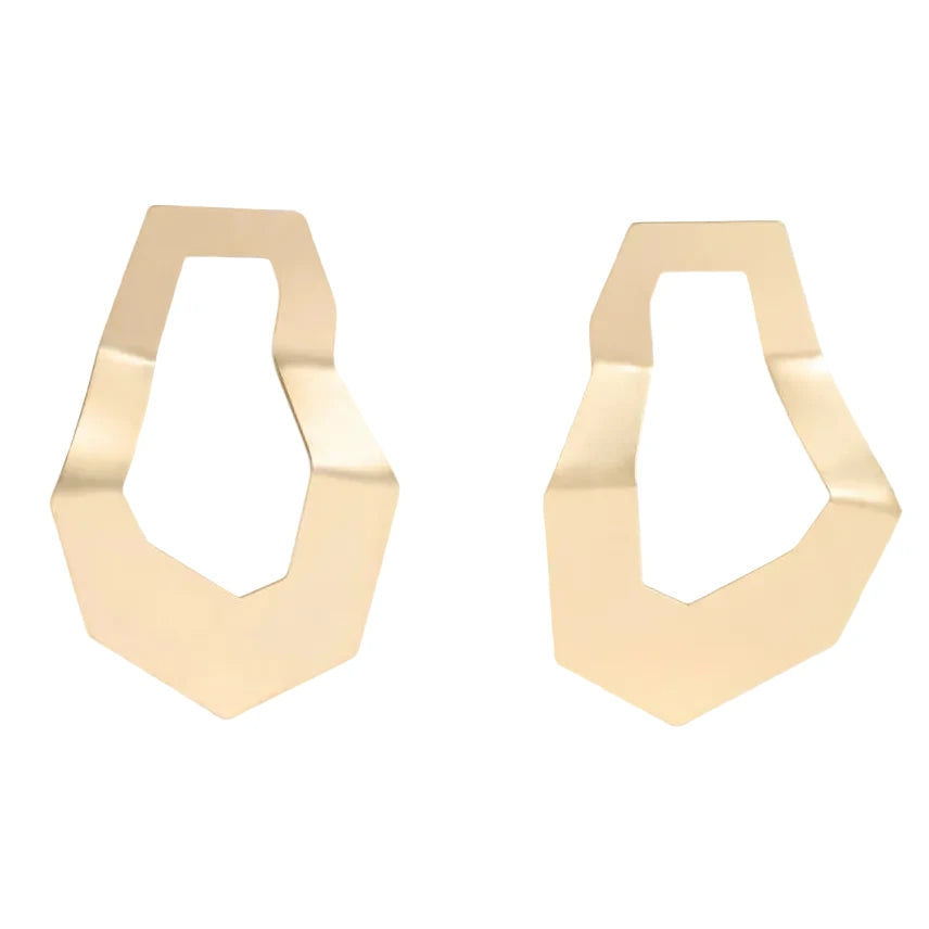 Elk Delka Drop Earring Gold