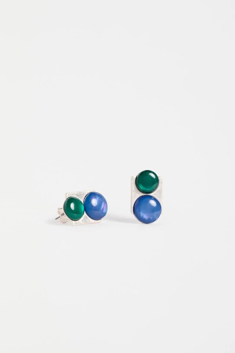 Elk Dalor Stud Earrings Silver