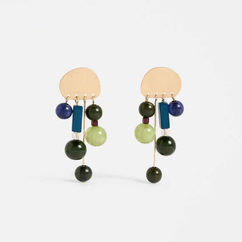 Elk Bodas Drop Earrings Gold