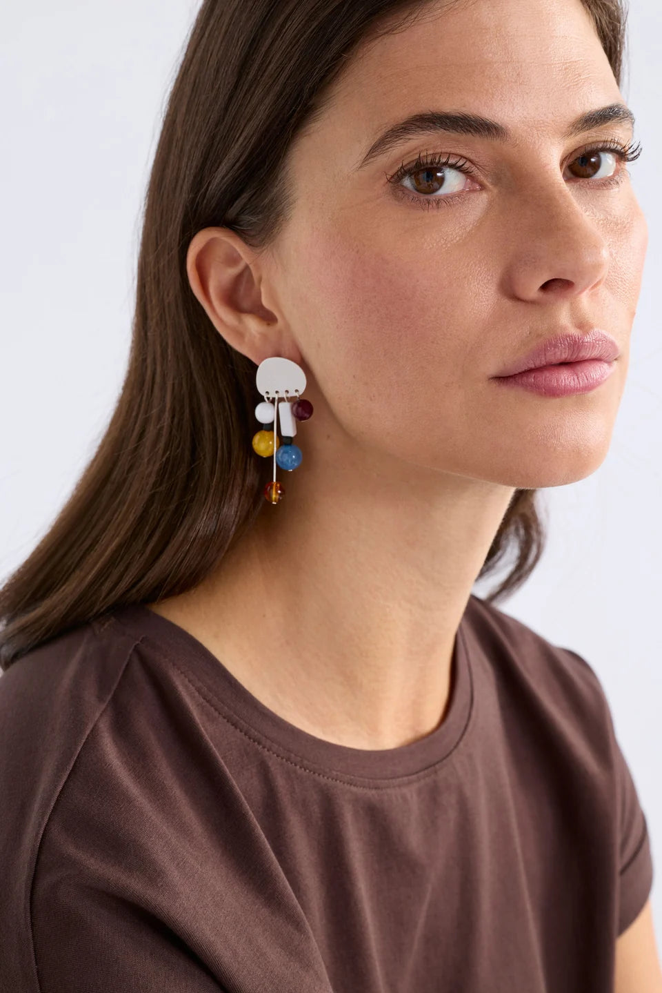 Elk Bodas Drop Earrings Silver