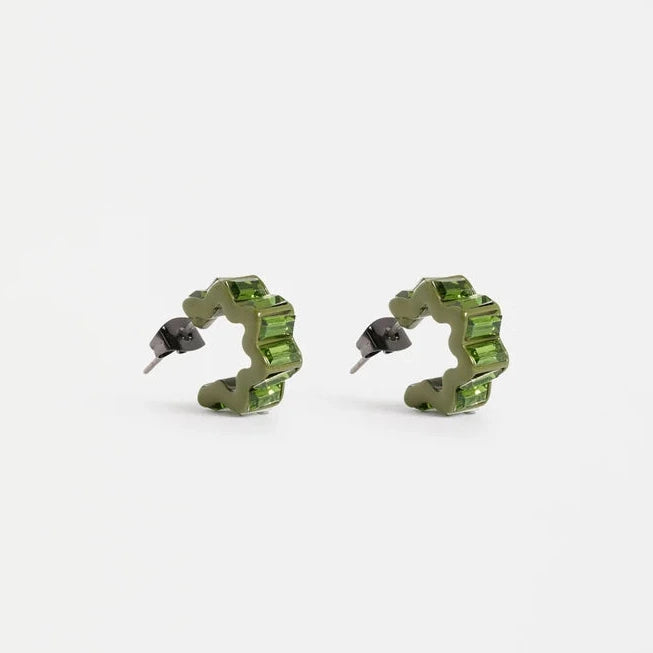Elk Jolle Mini Hoop Earrings Artichoke
