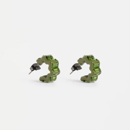 Elk Jolle Mini Hoop Earrings Artichoke